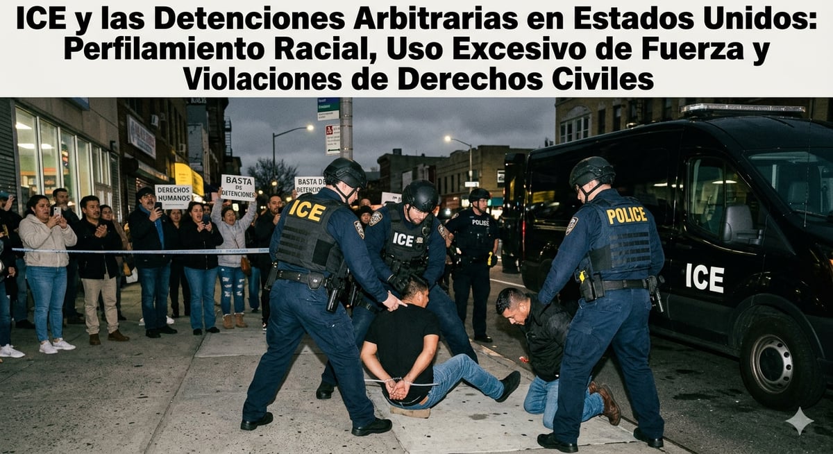 Detenciones Arbitrarias de ICE en Estados Unidos