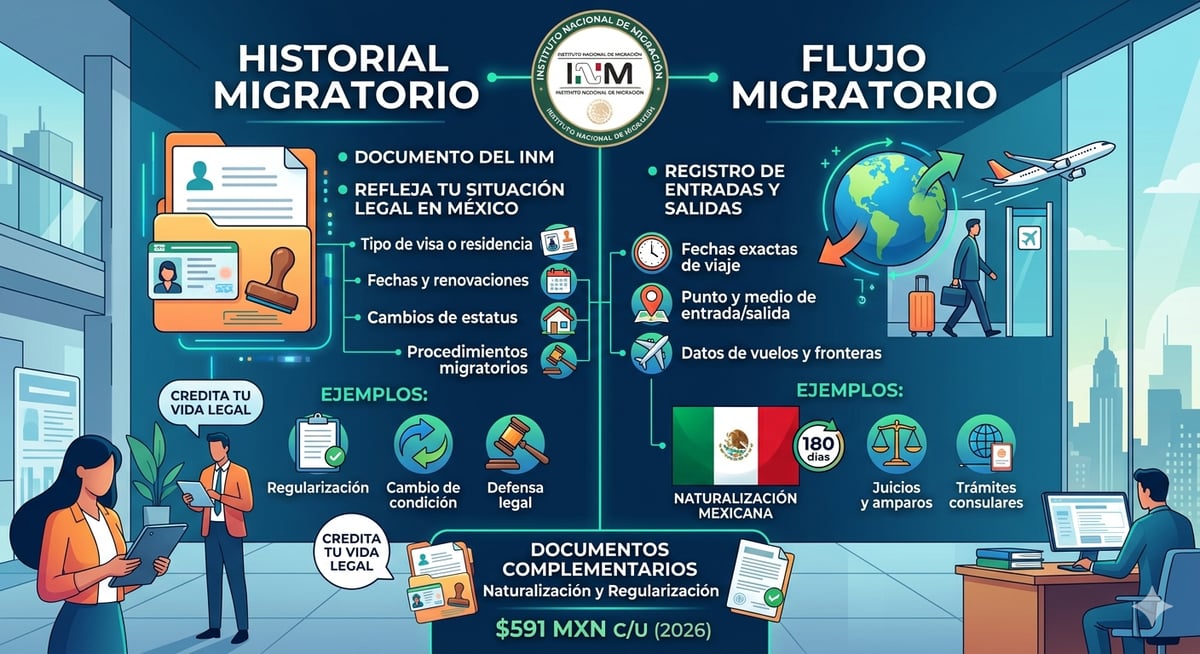 Historial y Flujo Migratorio INM 2026: Costos y Requisitos